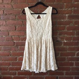 Floral Backless Dress